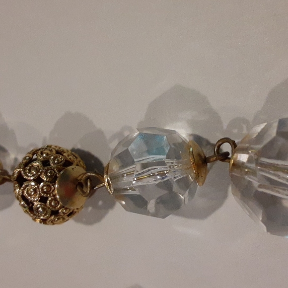 Poggi Paris faceted clear necklace - Picture 3 of 4